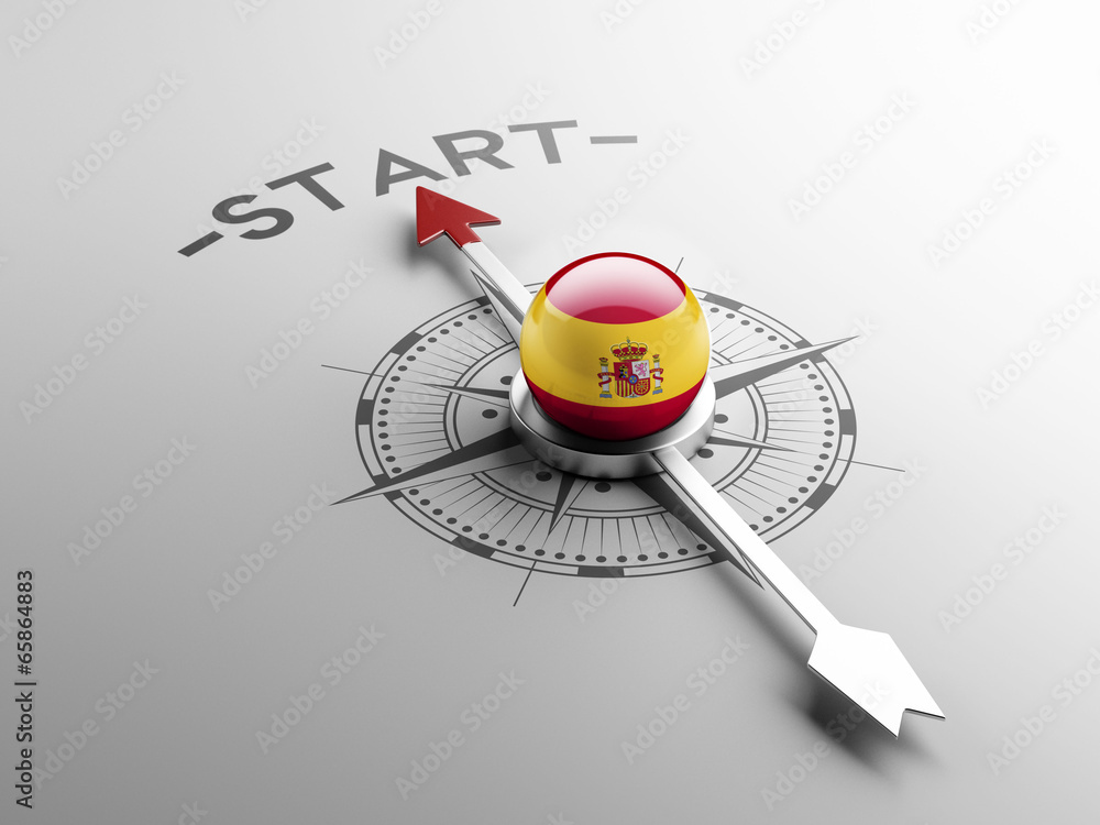 Fototapeta premium Spain Start Concept