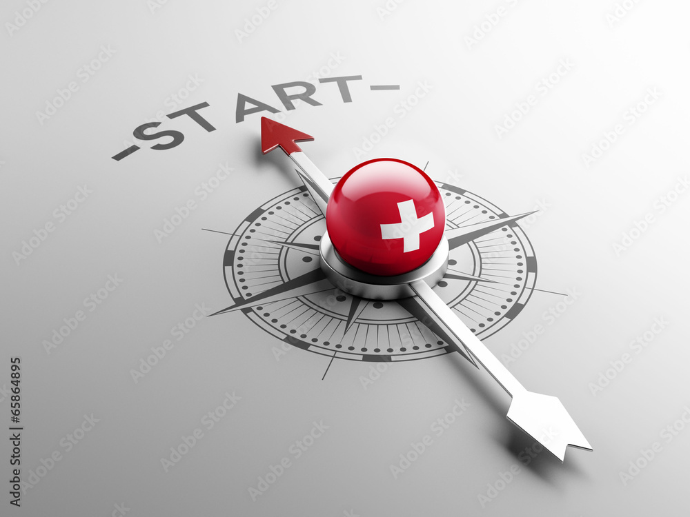 Switzerland Start Concept