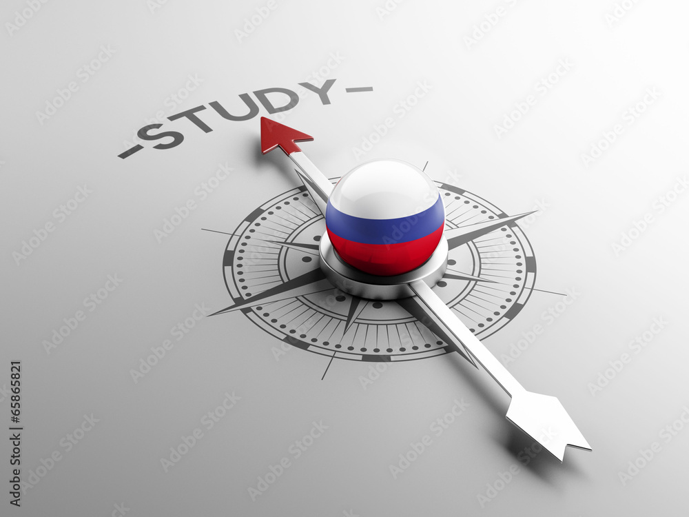Fototapeta premium Russia Study Concept