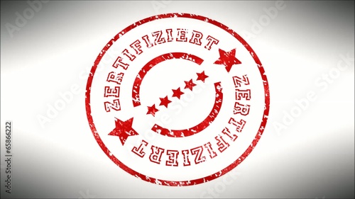 Stempel Zertifiziert