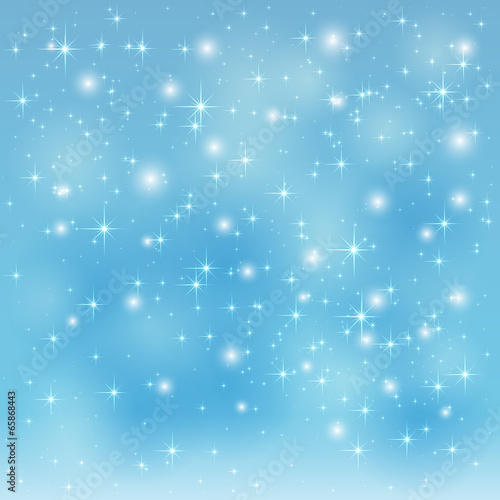 Blue starry background