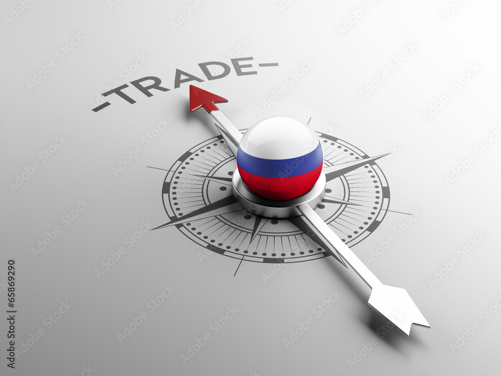 Russia Trade Concept
