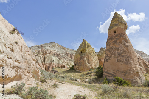Cappadocian landscape path