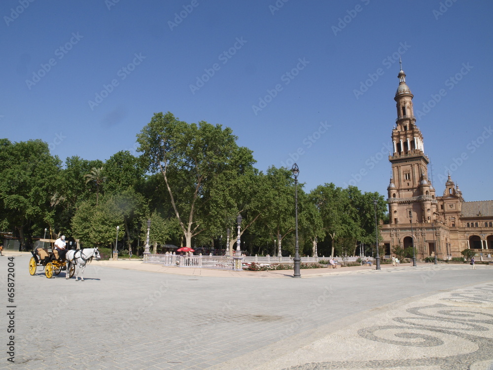 Obraz premium Plaza de España en Sevilla