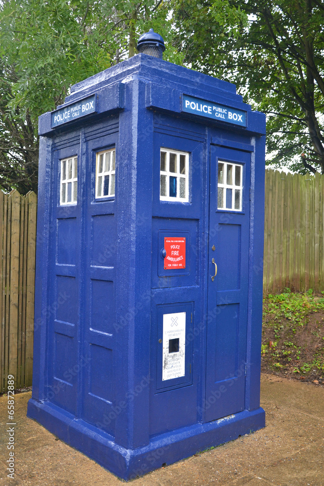 Naklejka premium British Police Box