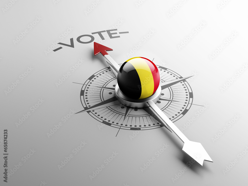 Fototapeta premium Belgium Vote Concept