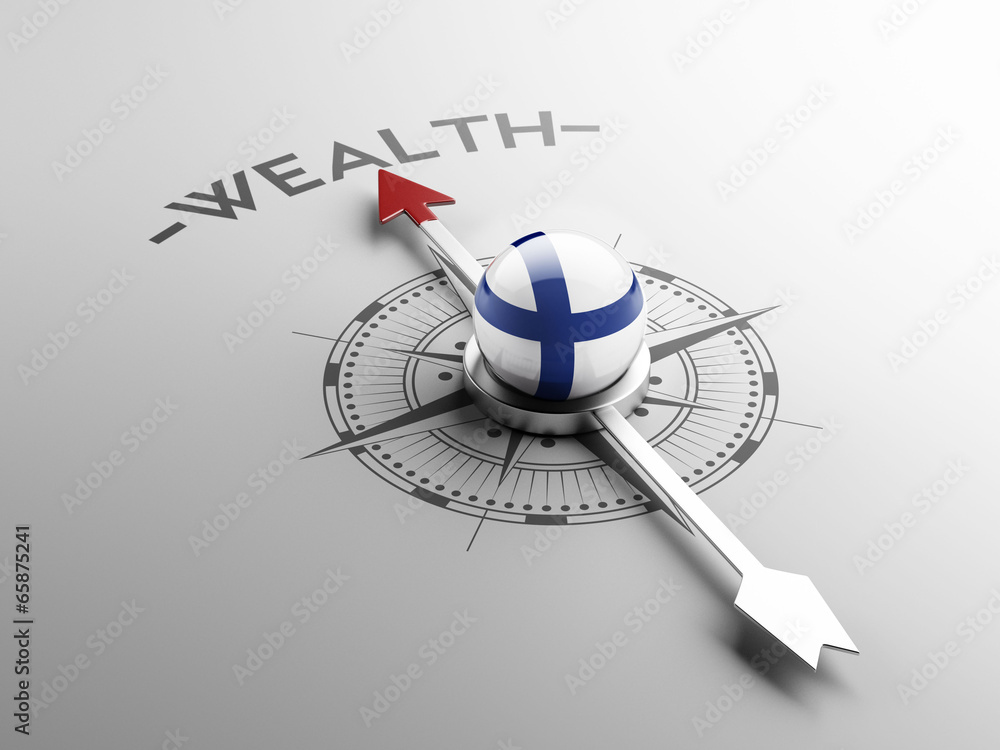 Finland Wealth Concept Finland Wealth Concept