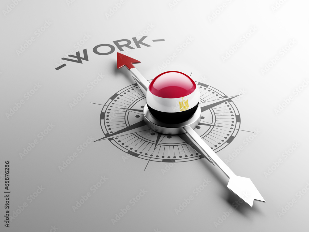 Fototapeta premium Egypt Work Concept