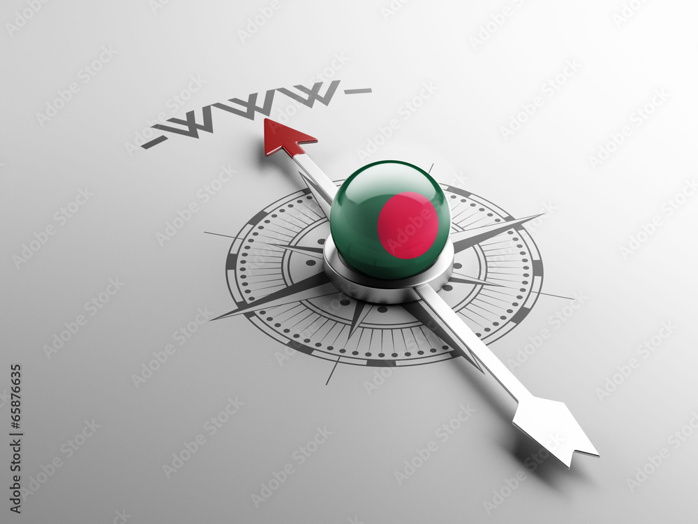 Fototapeta premium Bangladesh www Concept