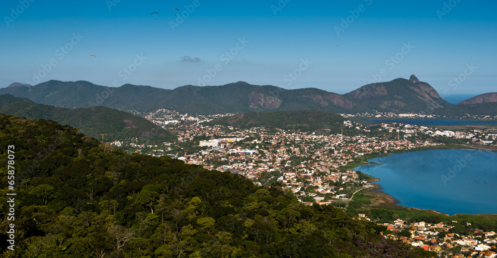 View of Niteroi City Oceanica Region, Rio de Janeiro, Brazil