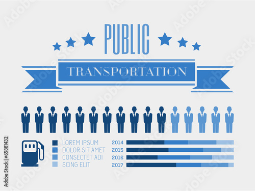 Transportation Infographic Elements.
