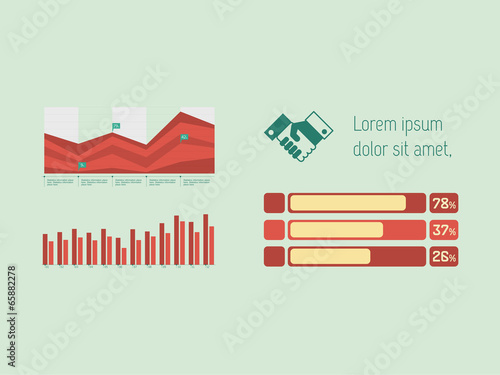 Transportation Infographic Elements.
