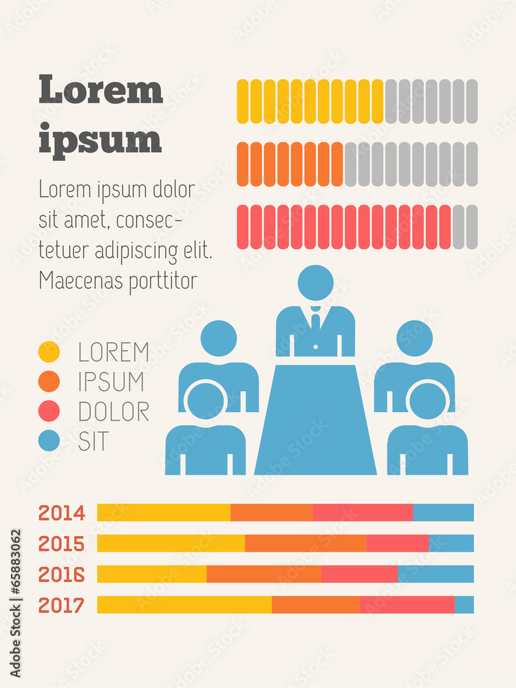Obraz premium Business Infographic Elements.