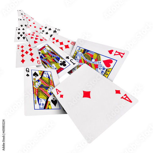 Playing cards poker casino