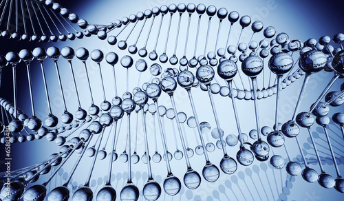DNA Strands 3D model