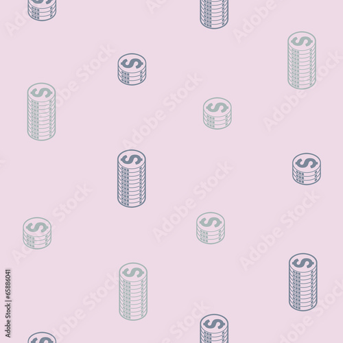 seamless background: money