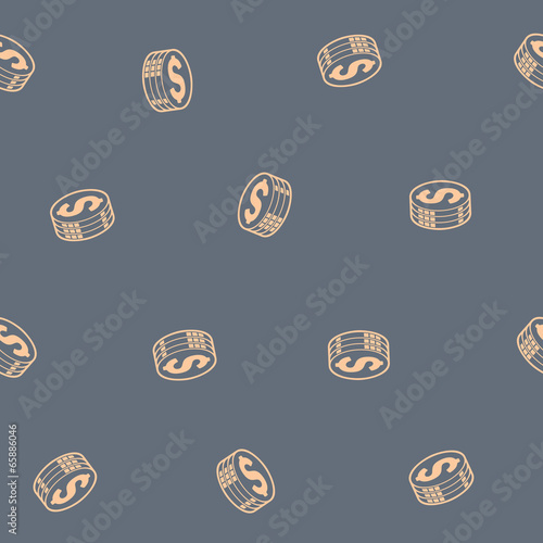 seamless background: money