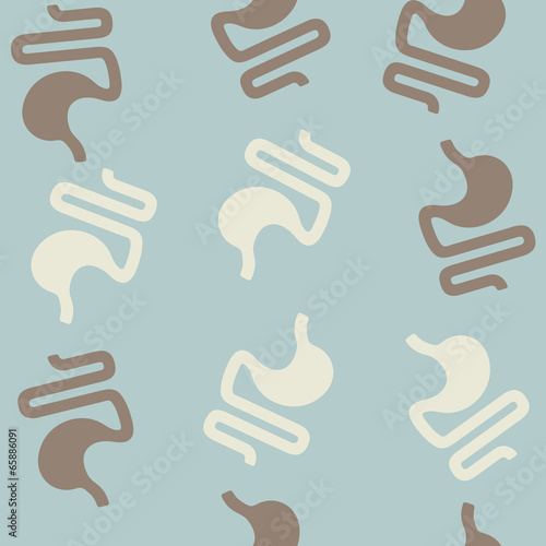 seamless background: stomach