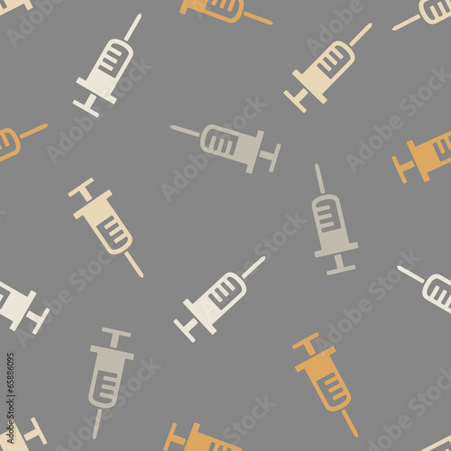 seamless background: syringe