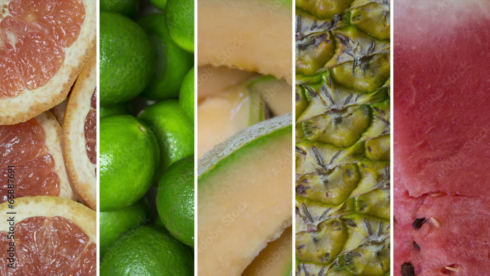 Fresh Fruits Collage