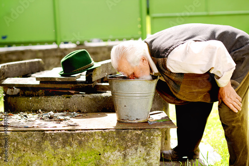 Old farmer photo