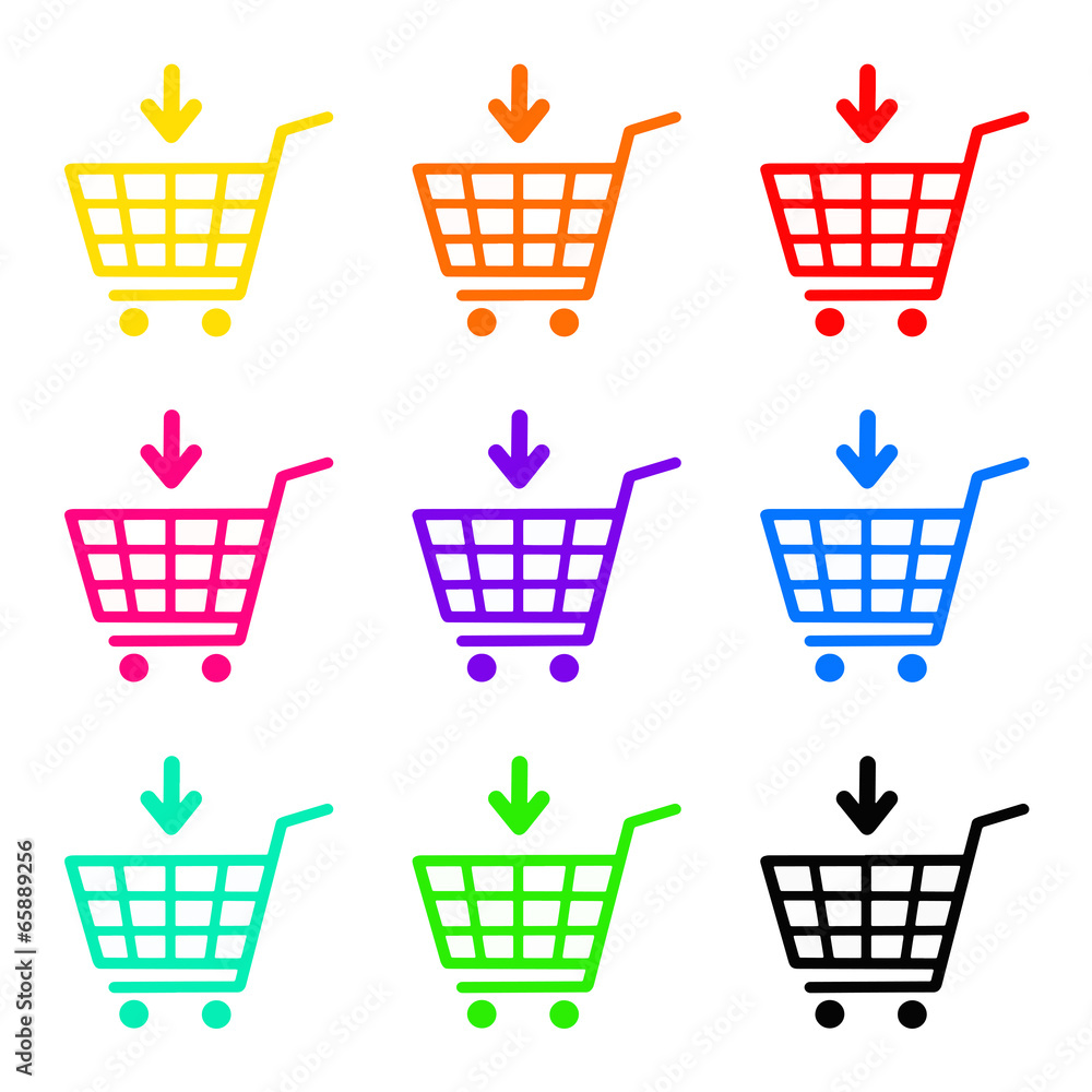 Shopping cart icon Shopping cart icon