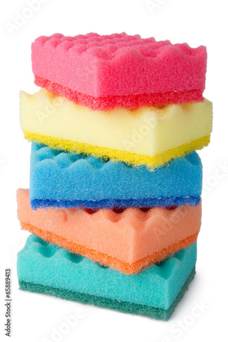 Colorful sponges