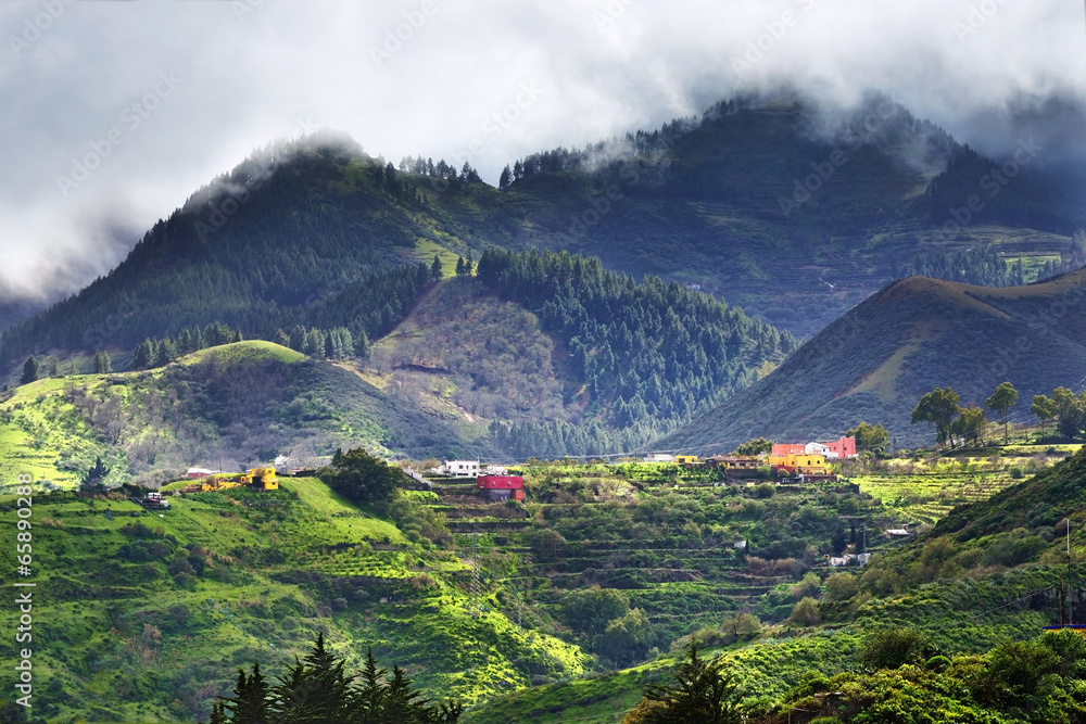 Obraz premium Gran Canaria rural landscape