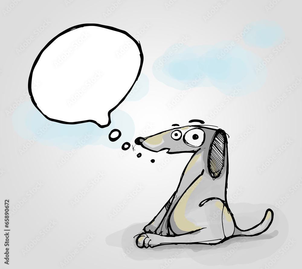 Thinking dog Thinking dog