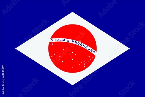 Drapeau brésilien aux couleurs françaises