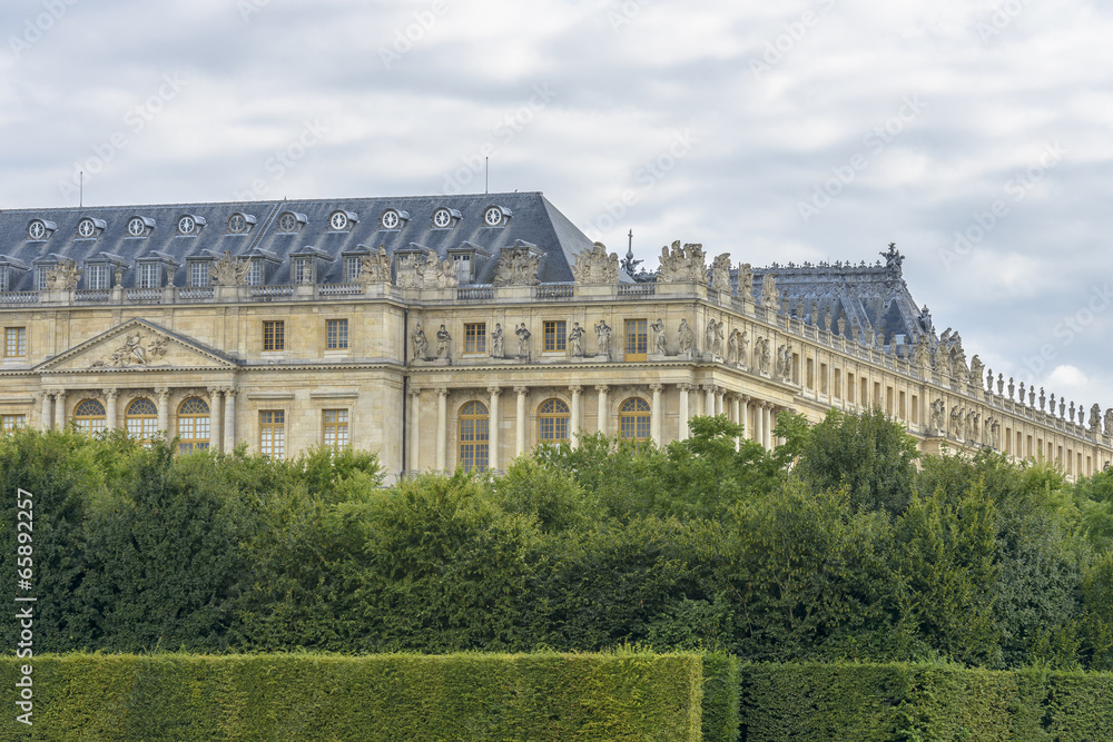 Obraz premium Versailles Chateau and gardens view