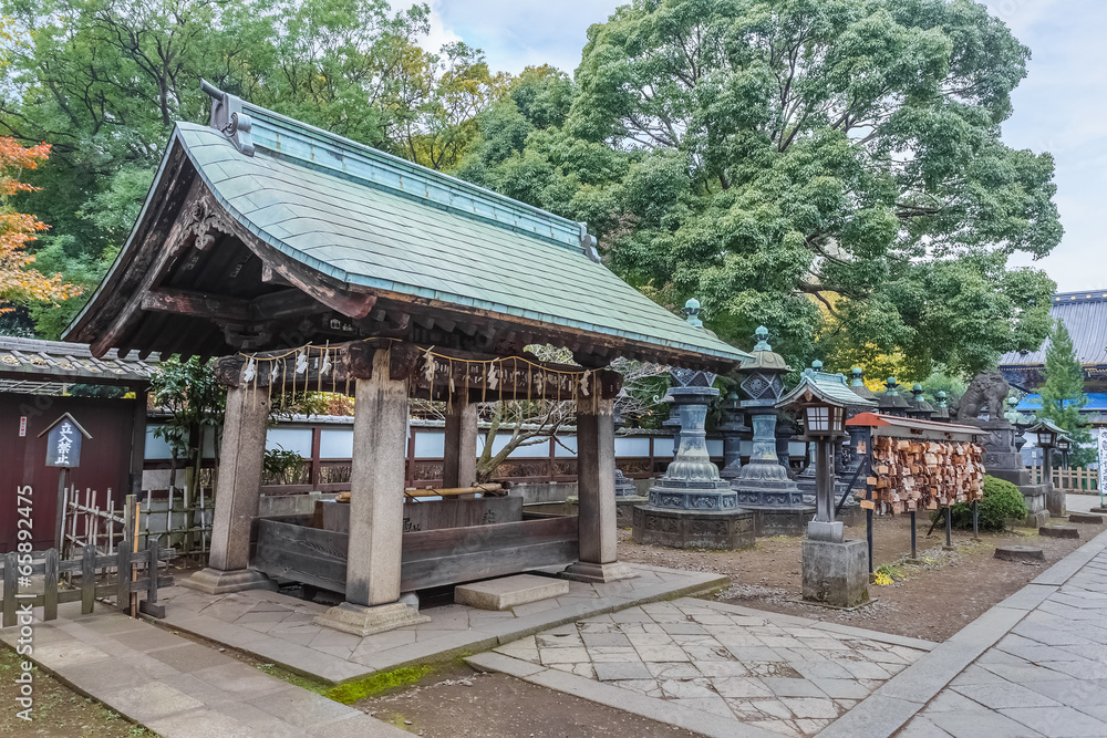 Toshogu Shrine at Ueno Park in Tokyo