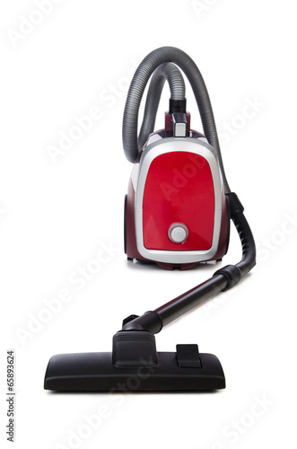 Vacuum cleaner isolated on the white background