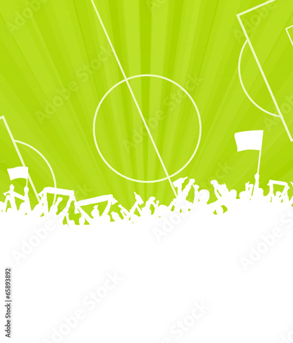 Spielfeld Fans