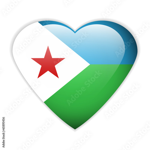 Free Download Djibouti flag button. - GFXLoad