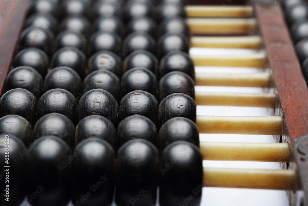old abacus ancient classic close up isolated on white background old abacus ancient classic close up isolated on white background
