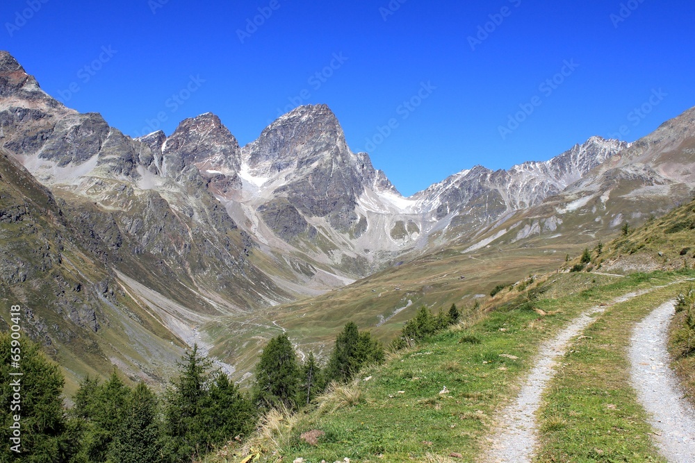 Val Tuoi mit Piz Buin Val Tuoi mit Piz Buin
