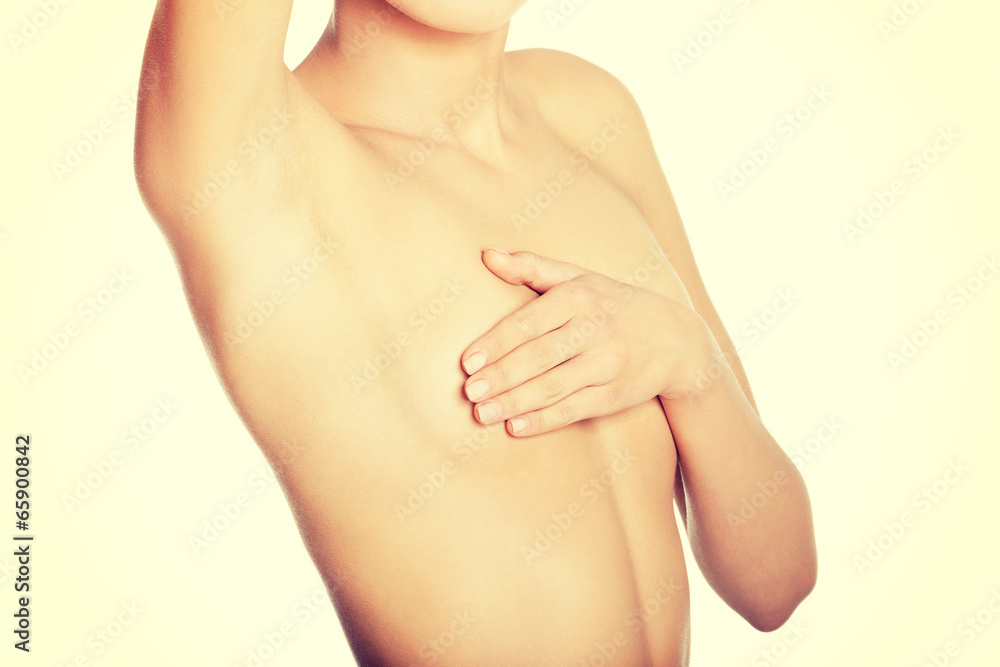 Fototapeta premium Breast cancer and care concept