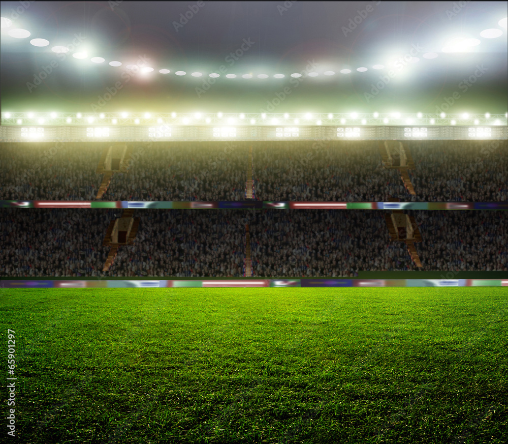 Naklejka premium On the stadium.