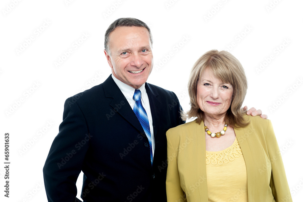 Beautiful happy senior couple