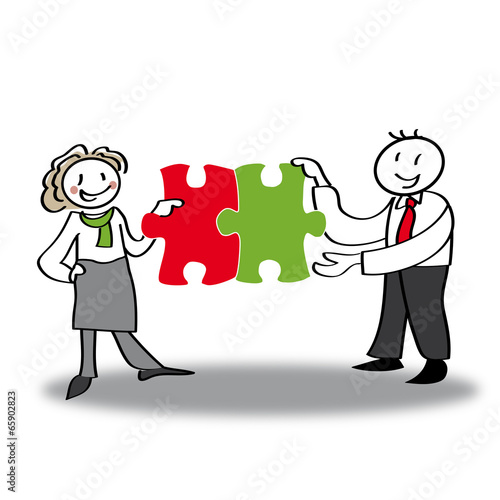 Teamwork, Puzzle, Lösung
