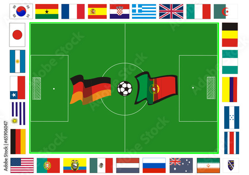 Fußballfest in Südamerika 2014 -  Deutschland - Portugal
