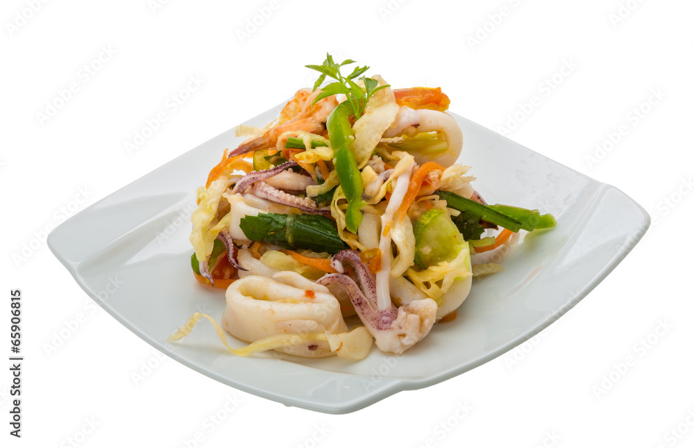 Asian seafood salad Asian seafood salad