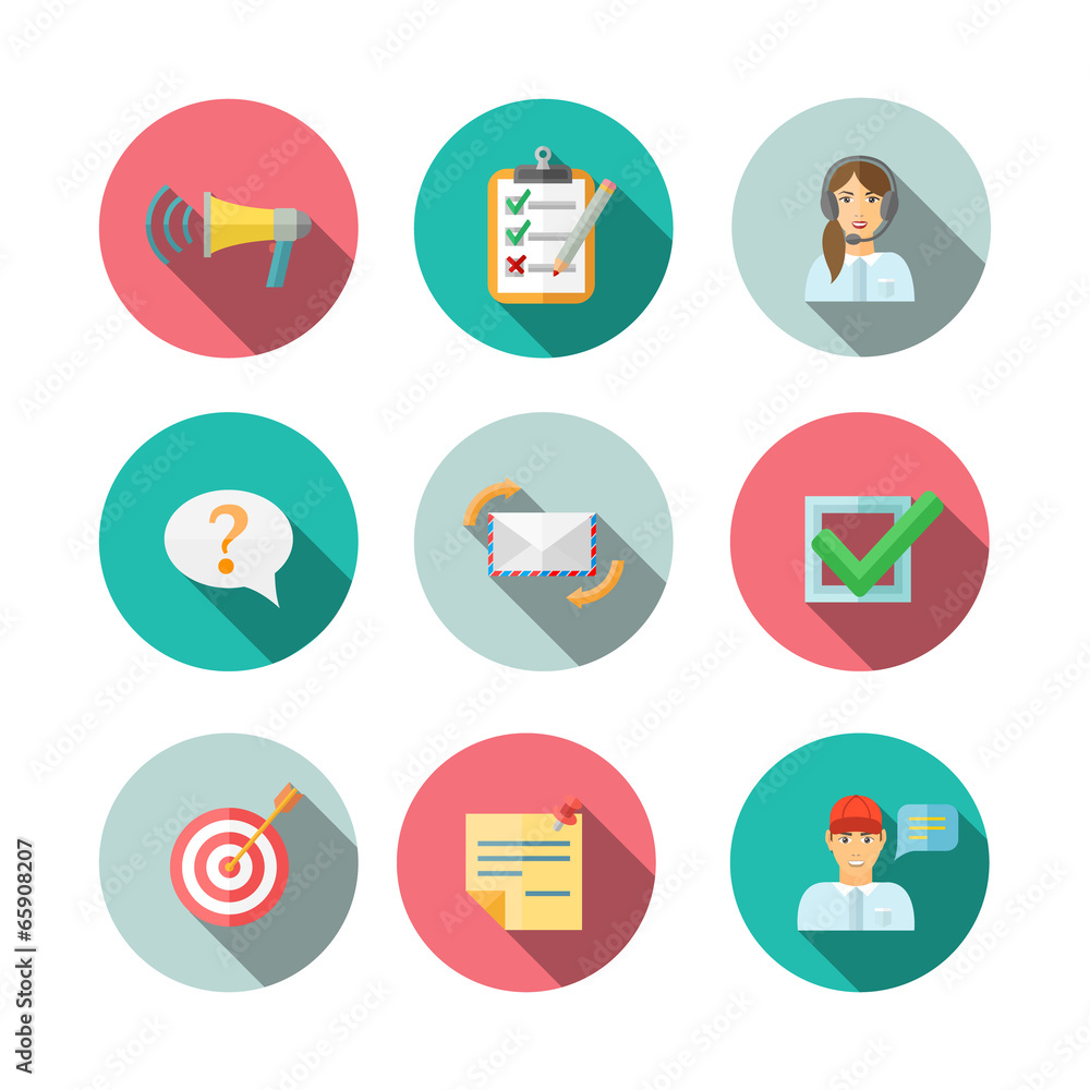 Feedback Web Icons Set Feedback Web Icons Set