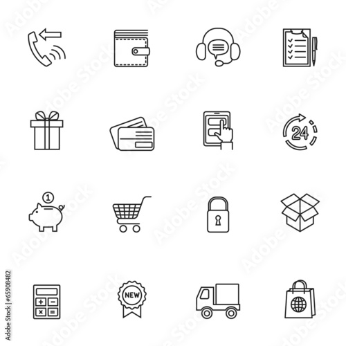 Shopping e-commerce icon