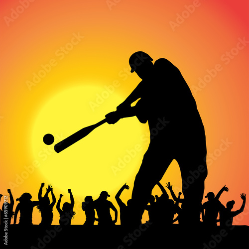 Vector silhouettes of man.
