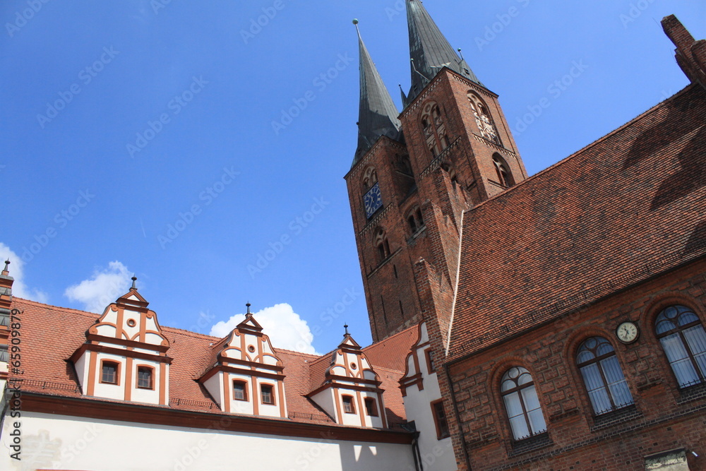 Rathaus und Ratskirche St. Marien in Stendal Rathaus und Ratskirche St. Marien in Stendal