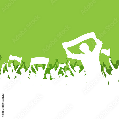 Football crowd background