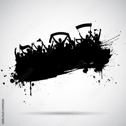 Grunge football / soccer background