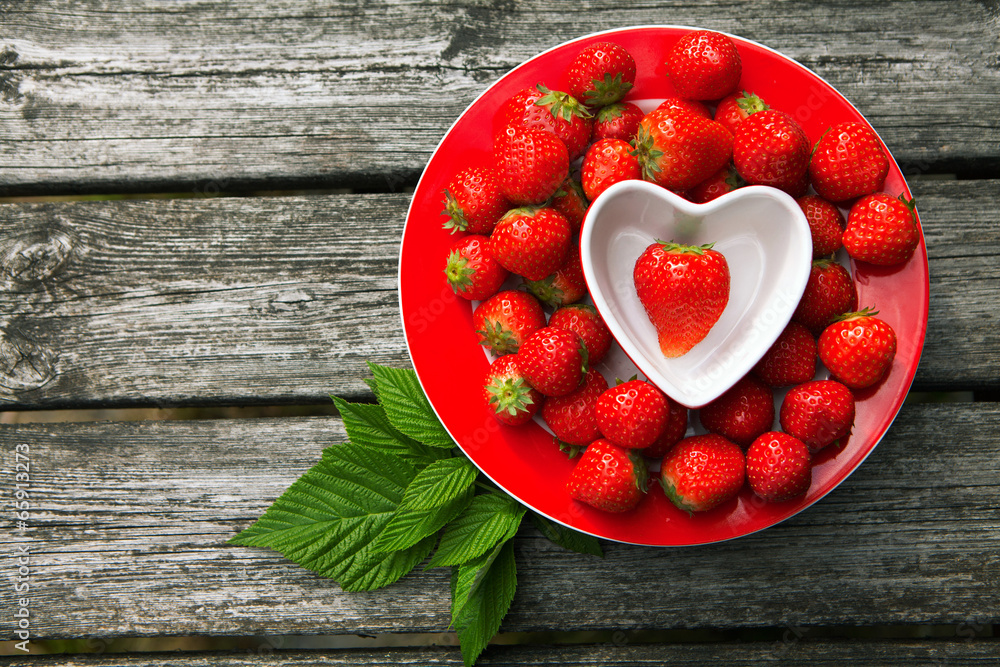 Fresh strawberries on old wooden background,. Fresh strawberries on old wooden background,.